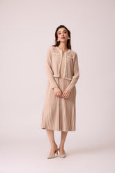 Wynona Jacket Dress - Beige
